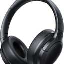 Baseus Bass BH1 Lite Bluetooth Headphones Over Ear, SuperBass, 80H Playtime,AI ENC Clear Calls, Comfortable Fit, Smart App Control, Bluetooth 6.0, Foldable Lightwight Headset for Travel -Inky Black