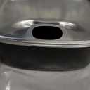 10L/ 2.64GAL Wireless Water Fountain for Cats Large Dogs for Multi-Pet Homes - Stainless Steel 4000mAh Battery Operated Automatic Pet Water Dispenser with Sensor, Quiet Flowing Bowl - Black