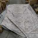 WITSHOCK Living Room Area Rugs 9x12: Soft Non-Slip Backing Washable Rugs Vintage Large Carpet for Bedroom Office Dining Room Kitchen Stain Resistant Home Decor Rug