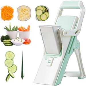 Mandoline Slicer for Kitchen Vegetable and Food Chopper Potato Onion Slicer Veggie Cutter with 5 Thickness Blades
