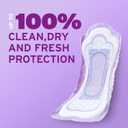 Poise Incontinence & Postpartum Pads for Bladder Leaks, 4 Drop Moderate Absorbency, Long Length, 108 Count