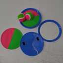 Novelty Place Toss and Catch Ball Set - Paddle Toss and Catch Ball Game - Classic Outdoor Beach Backyard Game for Kids & Adults - 2 Paddles, 2 Balls and 1 Storage Bag