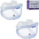 Replacement Nasal Pillow Cushion for ResMed AirFit P10, Compatible with Original Airfit P10 Frame, Reliable Seal & Soft Replacement Silicone CPAP Mask Cushion, 2-Pack, Medium