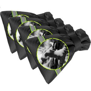 Outdoor Faucet Cover for Winter - Pro 7.1" W x 9.8" H - 4 Pack Outdoor Water Faucet Cover Socks for Winter Freeze Protection Pipe Insulation Reusable Waterproof Insulated Spigot backflow Cover