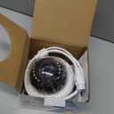 5MP 4MP 180 Degree Wide Angle Dome Security Camera HD-TVI/CVI/AHD/960H Analog 4 in 1 Super Hybrid HD CCTV Surveillance 1.7mm Fisheye Lens Outdoor/Indoor IR Day&Night Vision Home Cam