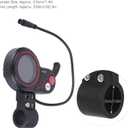 ZP-883 6pin Display Thumb Throttle, 2 in 1 Speedometer Manual Control Panel 3.6cm/1.4in Display Screen Thumb Throttle Replacement for Electric Scooter (48V)