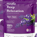 Deep Cleansing Foot Pads for Stress Relief, Better Sleep & Foot Care | Premium Japanese Organic Foot Patches with Ginger Powder | Natural Effective Foot Patch to Boost Energy