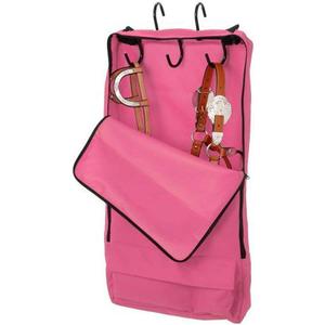 Tough 1 Bridle/Halter with 3 Prong Tack Rack (Pink)