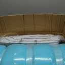 MASVIS King Size Dual Layer 4 Inch Memory Foam Mattress Topper, 2 Inch Gel Memory Foam and 2 Inch Cooling Pillow Top Mattress Pad Cover for Back Pain, Medium Support