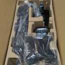 HUANUO Single Monitor Arm 13-34 Inch, Adjustable Gas Spring Arm, Monitor Desk Mount for 4.4-22lbs, VESA 75/100mm with C-Clamp/Grommet Base, Ergonomic Stand for Work/Gaming