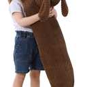 Fanunny 36 Inch Dachshund Dog Stuffed Animal Plush, Long Weiner Dog Body Pillow, Cute Funny Large Dachshund Toys Plushies Decor Ideal Gift for Kids