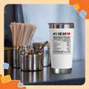 NewEleven Gifts For Mom From Daughter Son Kids - Unique Thanks Giving Gift For Mom Wife, New Mother Mama, Pregnant Mama - Birthday Gifts Ideas For Mum - 20 Oz Stainless Steel White Tumbler