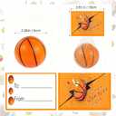 2 x Cards Gifts for Kids School Classroom -24 PCS 2.4 In Foam Sport Ball Toys with Exchange Cards for Boys Girls,Valentines Birthday Party Favors Goodie Bag Stuffer Class Treats Prizes for Toddlers