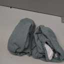 Seat Covers For Dining Chairs - Stretch Jacquard Chair Seat Covers Slipcover Set of 2, Removable Washable Chair Seat Protector for Dining Room, Kitchen, Restaurant, Banquet, No Rear, Pine Green