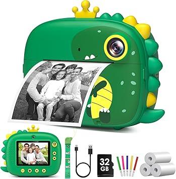 Kids Instant Camera for Toddlers Boys Girls Christmas Birthday Gifts 2.4 Inch Screen 12MP / 1080P HD Video Camera Baby Instant Print Digital Camera