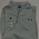 Under Armour Men's Tech Golf Polo (Large, (957) Green Wave / / Pitch Gray)