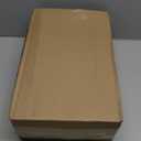 1 Pack Brown Chair Cushions with Tie Removable Cover, D-Shape Dining Kitchen Chair Seat Pads Non Slip 17"x16"