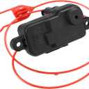 X AUTOHAUX Fuel Flap Actuator 4L0862153D for Audi Q7 Q3 A7 A6 S7 S6 RS7 RS5 2.0L 3.0L 4.0L Fuel Flap Door Cap Release Lock Actuator Fuel Filler Door Opener Actuator 2 Pin
