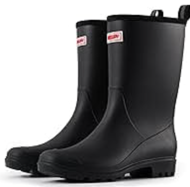 Rubber Boots For Women, SIze 8