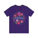 My Favorite People Call Me Nanny Mothers Day Girly Women T-Shirt, L, Purple