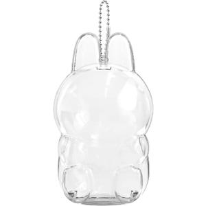 2 x Protective Case, High Clear Case Cover for 17cm Doll, Acrylic Display Box with Keychains (Doll Not Include) (Seat)