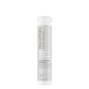 Paul Mitchell Clean Beauty Scalp Therapy Shampoo, Gently Cleanses + Refreshes All Hair Types, Especially Dry, Oily + Sensitive Scalps (8.5 Fl Oz (Pack of 1))