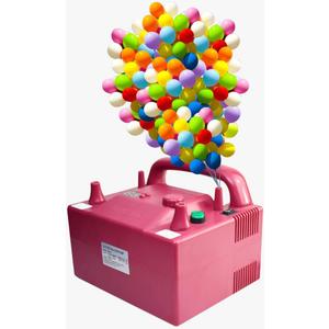 Electric Air Balloon Pump Dual Nozzle Portable Balloon Inflator Blower Pump for Party Decoration 110V with 2 Spare Small Nozzles