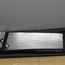 Foldable Car Windshield Sunshade – Reflective UV & Heat Blocker, Metallic Silver Front Window Visor Cover with Storage Strap & Carrying Bag, Size: LARGE = 64 x 33.5 inches