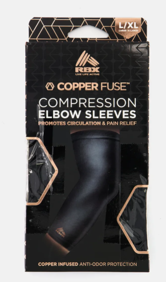 Copper Fuse Compression Supp Elbow SLV, S/M
