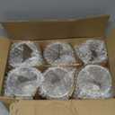 D.M DESIGNMASTER [6 PACK,12 OZ - Premium Glass Coffee Mugs with Handle. Transparent Tea Glasses for Hot/Cold Beverages, Perfect Design for Americano, Cappuccino, Tea and Beverage.