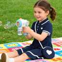 Move Dance Toddler Girl Sporty Dress Summer Clothes Kids Casual Sundress with Bag 2-7 Years (Blue)