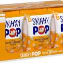 SkinnyPop Popcorn, White Cheddar, Whole Grain, Dairy-Free Snack, 4.4oz Bags (12ct)