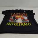 Lactose Intolerant Shirt Funny Sarcasm Oddly Specific Meme T-Shirt (Small, Black)