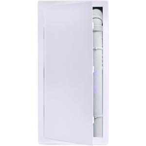 Suteck Plumbing Access Panel for Drywall Ceiling 14 x 29 Inch Reinforced Plastic Wall Access Doors Removable Hinged White
