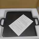 14 x 14 inch Pizza Steel, Premium Carbon Steel Baking Plate for Perfectly Crispy Pizzas and Breads, Dual Handles, Ideal for Home and Commercial Use, 13.68 lbs