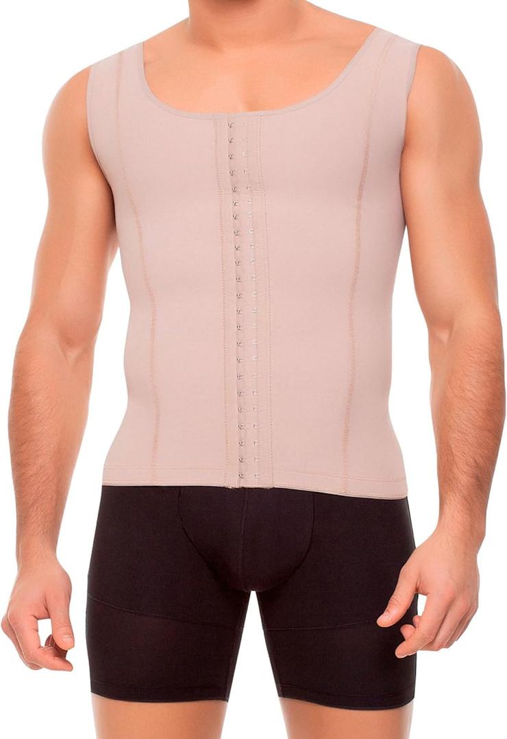 High Compression Vest for Men - Fajas Para Hombres, Faja Para Hombre Colombian Men's Shapewear (XXL)