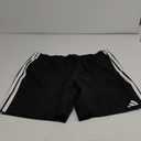 adidas Men's 3-Stripes 8-Inch Swim Shorts (XX-Large, Black/White)