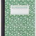 Decomposition Parsley College Ruled Composition Notebook - 9.75 x 7.5 Journal with 160 Lined Pages - Cute Notebooks for School Supplies, Home & Office - 100% Recycled Paper - Made in USA
