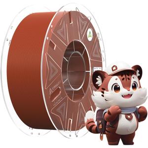 Creality Hyper PLA Filament 1.75mm, RFID 3D Printer Filament for High Speed 30-600mm/s, PLA Filament Support CFS, Fits for K2 Plus Combo and Most 3D Printers 1kg(2.2lbs)/Spool (Brown)