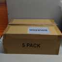 SNSLXH 5 Pack Stackable Closet Organizer Box, Multifunctional & Foldable Closet Storage Basket for Bathroom Kitchen Laundry Room Wardrobe Storage, Space-Saving Clothes Storage Drawer Organizer, Pink