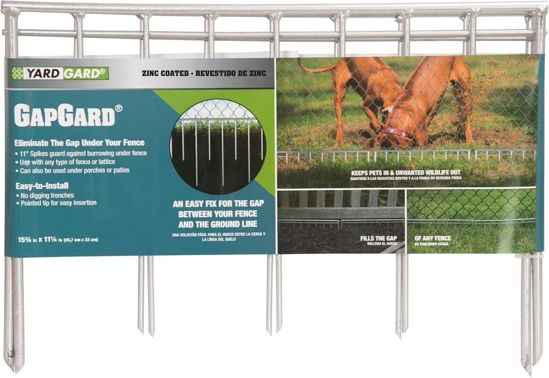 Zinc-Coated GapGard Animal Dig Barrier 12-Pack
