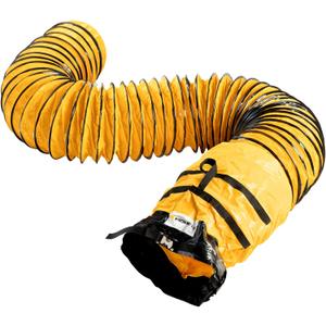 MOUNTO 25FT PVC Flexible Duct Hosing for Exhaust Fan (8inch)