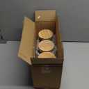 Kitchentoolz Glass Storage Jars with Airtight Lids - Set of 3 Mason Storage Containers for Cereal, Coffee & Rice - 23 Ounce Pantry Organizing Canister Set