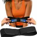 Adjustable Golf Posture Trainer, Golf Swing Training Aid with Hook and Loop Strap, Practice Tool for Setup Position & Swing Consistency