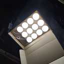 Palimder Vanity Desk with Mirror and Light, Large Drawer and Three Level Storage Dresser, 3 Lighting Modes Adjustable Brightness, Bedroom Dressing Table (White)