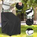 Waterproof Rollator Walkers Cover for Seniors, Folding Walker Accessories, Fits Rollators with Seat (Black)