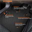 Floor Mats & Trunk Mat Custom Fit for 2026 Honda Passport RTL/TrailSport, All Weather Protection TPE Rubber Floor Liners Anti-Slip Cargo Mat Honda Passport Mats Waterproof 2026 Passport Accessories