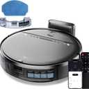 Robot Vacuum and Mop, 2-in-1 Robotic Vacuums Cleaner with Smart Max Strong Suction, WiFi/App/Alexa Voice Control, Obstacle Avoidance, for Pet Hair, Carpets and More