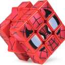 Rubiks Cube, Spider-Man Cuber, Marvel Collectible Fidget Toy & Desk Decor, Problem-Solving Brain Teaser, Classic Color-Matching Puzzle, Sensory Puzzle, Stocking Stuffers for Ages 8 & Up