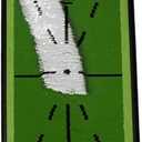 Golf Swing Path Trainer Mat  Instant Feedback for Swing Plane, Club Path, and Ball Contact  Sequins Reveal Impact Direction  Golf Training Aid for All Skill Levels